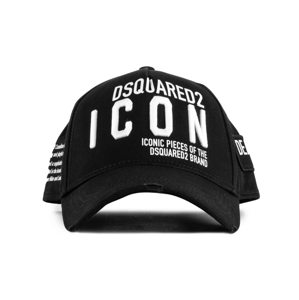 DSQUARED2 Icon Black&White šiltovka