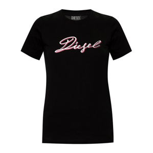 DIESEL Written Logo Black tričko Veľkosť: XS