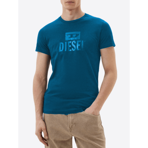 DIESEL Tone On Tone Blue tričko Veľkosť: L