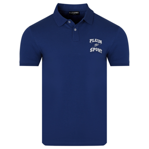 PLEIN SPORT Refined Dark Blue polo tričko Veľkosť: XL