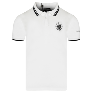 PLEIN SPORT Iconic Roar White polo tričko Veľkosť: M