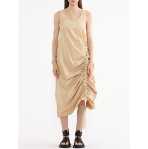 #VDR Shaped Beige šaty Veľkosť: M