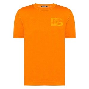 DOLCE & GABBANA Embroidered Orange tričko Veľkosť: S