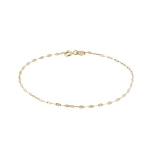 Náramok typu Lip Chain zo žltého 14k zlata KLENOTA