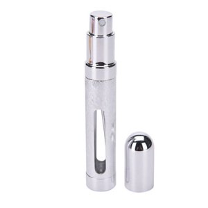 Cestovný plniteľný rozprašovač na parfém, 12 ml Farba: Strieborná