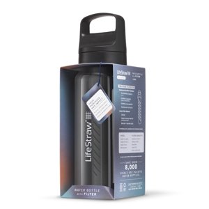 Filtračná fľaša LifeStraw GO2 Stage 0,65 l Farba: Čierna