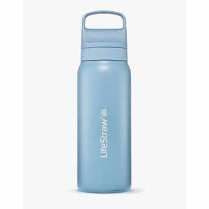 LifeStraw Go 2.0, nerezová, 0,7 l Farba: Bledo modrá