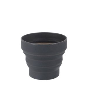 Lifeventure Skladací pohár, silikónový, 350 ml Farba: Čierna