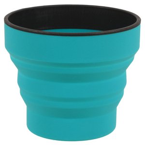 Lifeventure Skladací pohár, silikónový, 350 ml Farba: Tyrkysová