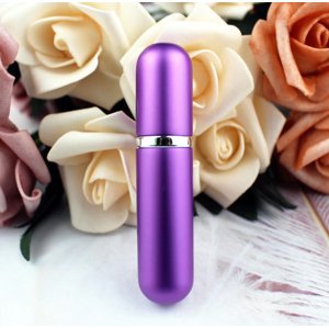 Cestovný plniteľný rozprašovač na parfém, 5 ml Farba: Fialová