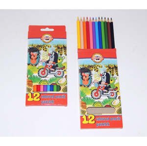 Koh-i-noor Súprava pasteliek školských 12 ks Krtko