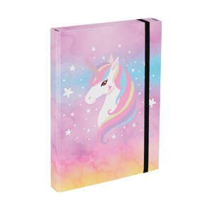 Dosky na školské zošity A4 Rainbow Unicorn
