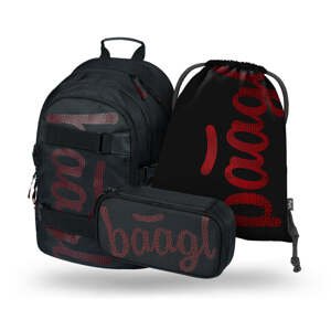 Školská sada Skate Red
