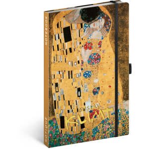 Notes Gustav Klimt, linajkovaný, 13 × 21 cm