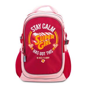 Školský batoh s pršiplášťom Supergirl - STAY CALM