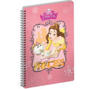 Špirálový blok Princezné - Book, A5, linajkovaný (darček za 10 centov)