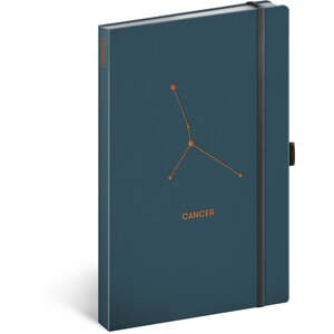 Notes Zverokruh Rak, linajkovaný, 13 × 21 cm