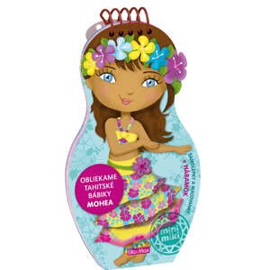 Obliekame tahitské bábiky MOHEA - Maľovanky