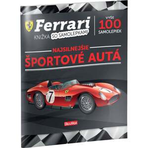 FERRARI, športové autá - Kniha samolepiek