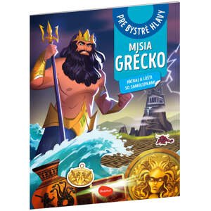 MISIA GRÉCKO - Pátraj a lúšti so samolepkami