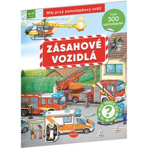 Môj prvý samolepkový zošit – ZÁSAHOVÉ VOZIDLÁ