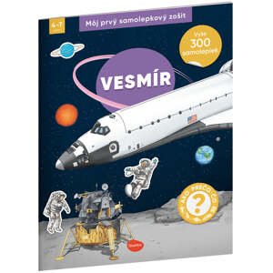 Můj první samolepkový sešit – VESMÍR