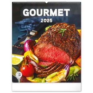 Nástenný kalendár Gourmet 2025, 48 × 56 cm
