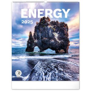 Nástenný kalendár Energia 2025, 48 × 56 cm