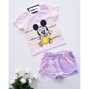 Fialová letná súprava Minnie