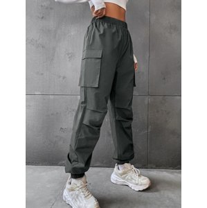 Sivé jogger nohavice
