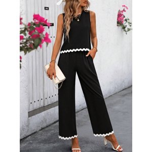 Čierny nohavicový komplet